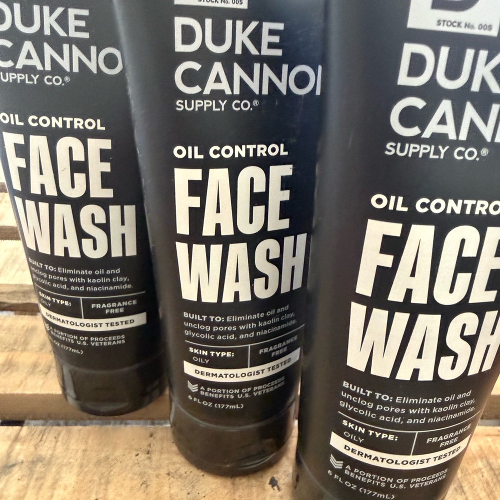 Duke Cannon Oil Control Face Wash- Men's Grooming